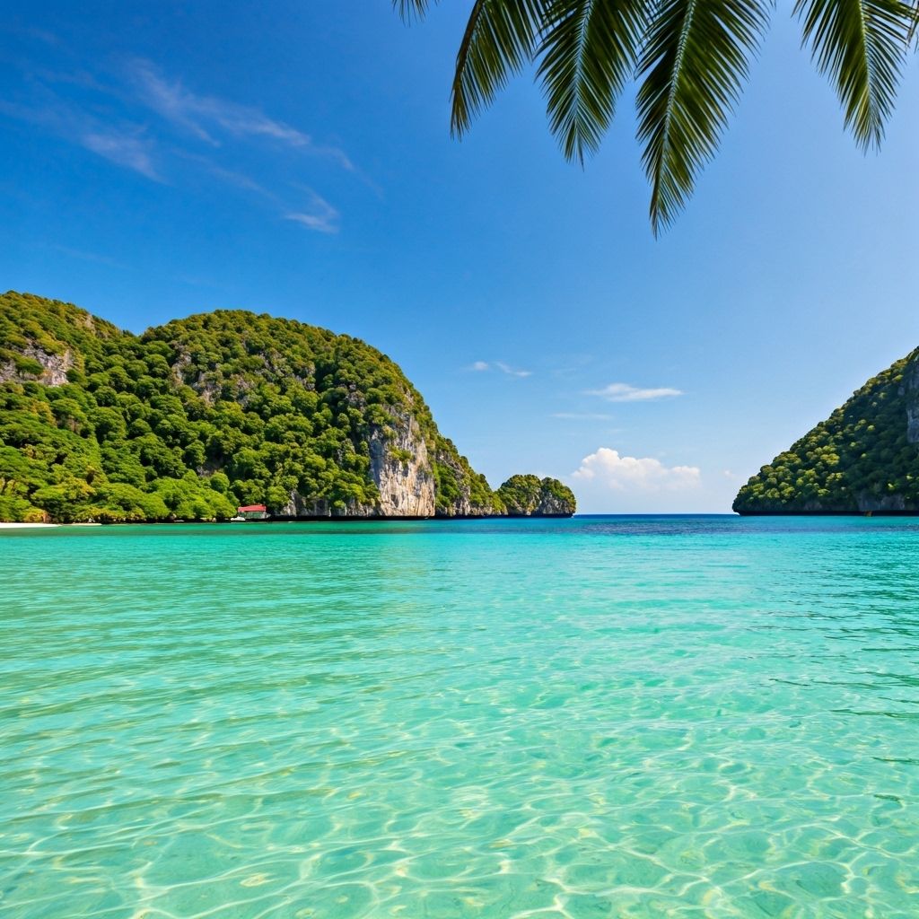 Beautiful tropical beach destination